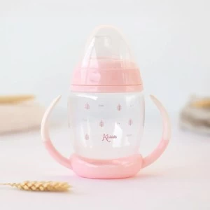 Taza aprendizaje con tetina step coleccion rosa