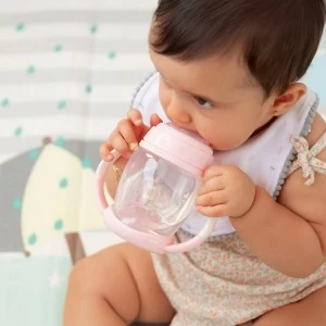 Taza aprendizaje con tetina step coleccion rosa