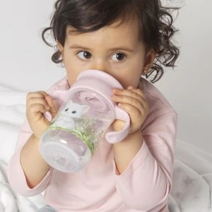 Taza de aprendizaje con asas coleccion gatito