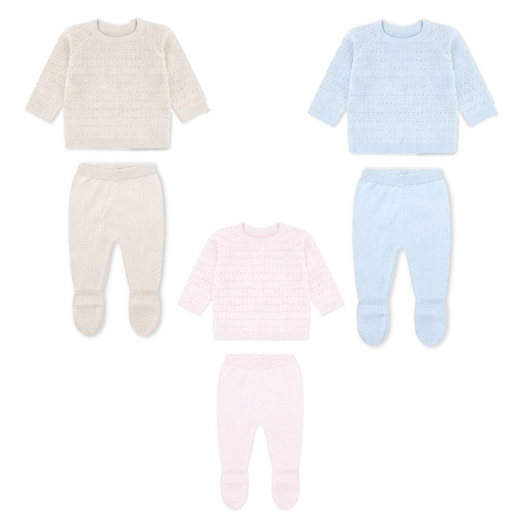 Conjunto beb&eacute; manga larga 2 piezas