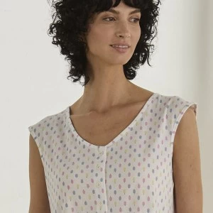 Camis&oacute;n mujer algod&oacute;n poli&eacute;ster estampado helados