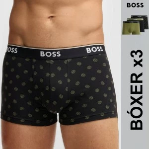 B&oacute;xer de algod&oacute;n el&aacute;stico pack x 3 Moda 