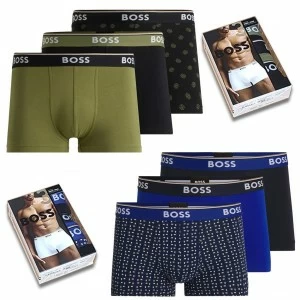 B&oacute;xer de algod&oacute;n el&aacute;stico pack x 3 Moda 