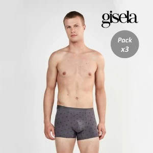 Boxer corto hombre tejido modal pack 3 