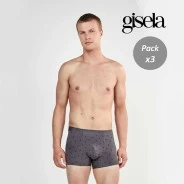 Boxer corto hombre tejido modal pack 3 