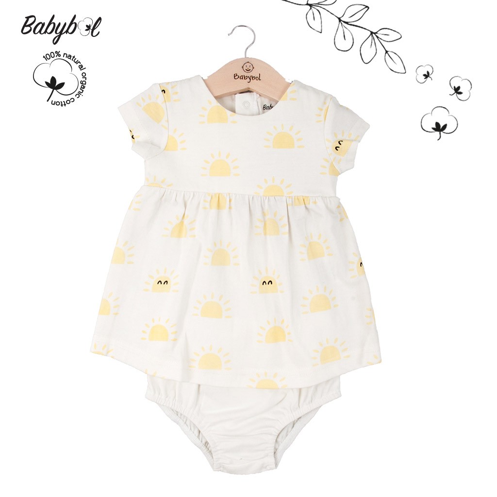 Vestido bebé con braguita algodón orgánico