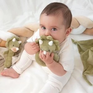 Sonajero bebe suave y blandito coleccion dino