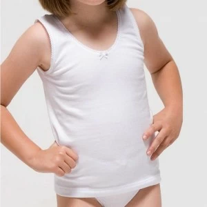 Camiseta ni&ntilde;a algod&oacute;n el&aacute;stico tirante ancho