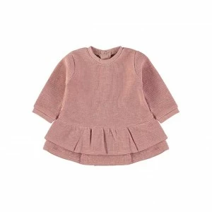 Vestido beb&eacute; algod&oacute;n manga larga