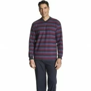 Pijama hombre tejido algod&oacute;n raya