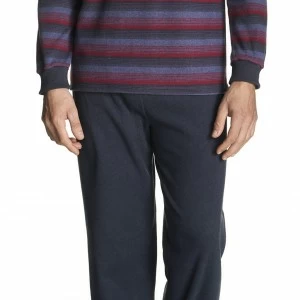 Pijama hombre tejido algod&oacute;n raya