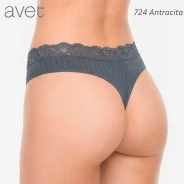 Tanga mujer canale con cintura de encaje