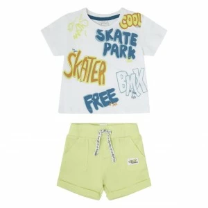 Conjunto beb&eacute; sport manga corta