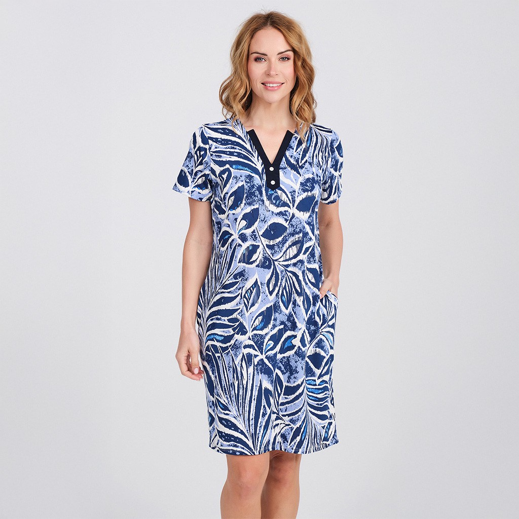 Camisola estampada mujer manga corta