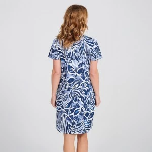 Camisola estampada mujer manga corta
