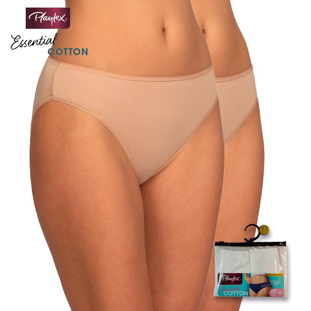 Braga bikini midi pack x2 Essential cotton