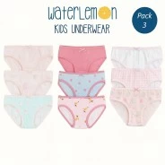 Braga ni&ntilde;a algod&oacute;n pack x 3 blister surtido
