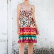 Vestido mujer tirantes etnico