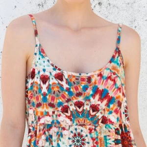 Vestido mujer tirantes etnico