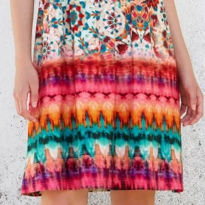 Vestido mujer tirantes etnico