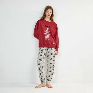 Pijama mujer algod&oacute;n dise&ntilde;o Tweety