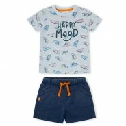 Conjunto beb&eacute; manga corta algod&oacute;n