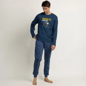 Pijama hombre manga larga dise&ntilde;o Peanuts