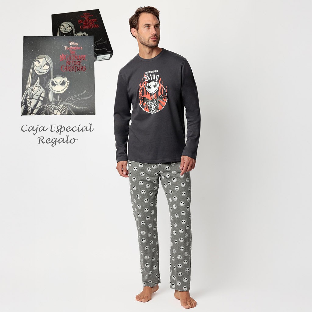 Pijama manga larga hombre The Pumphin King