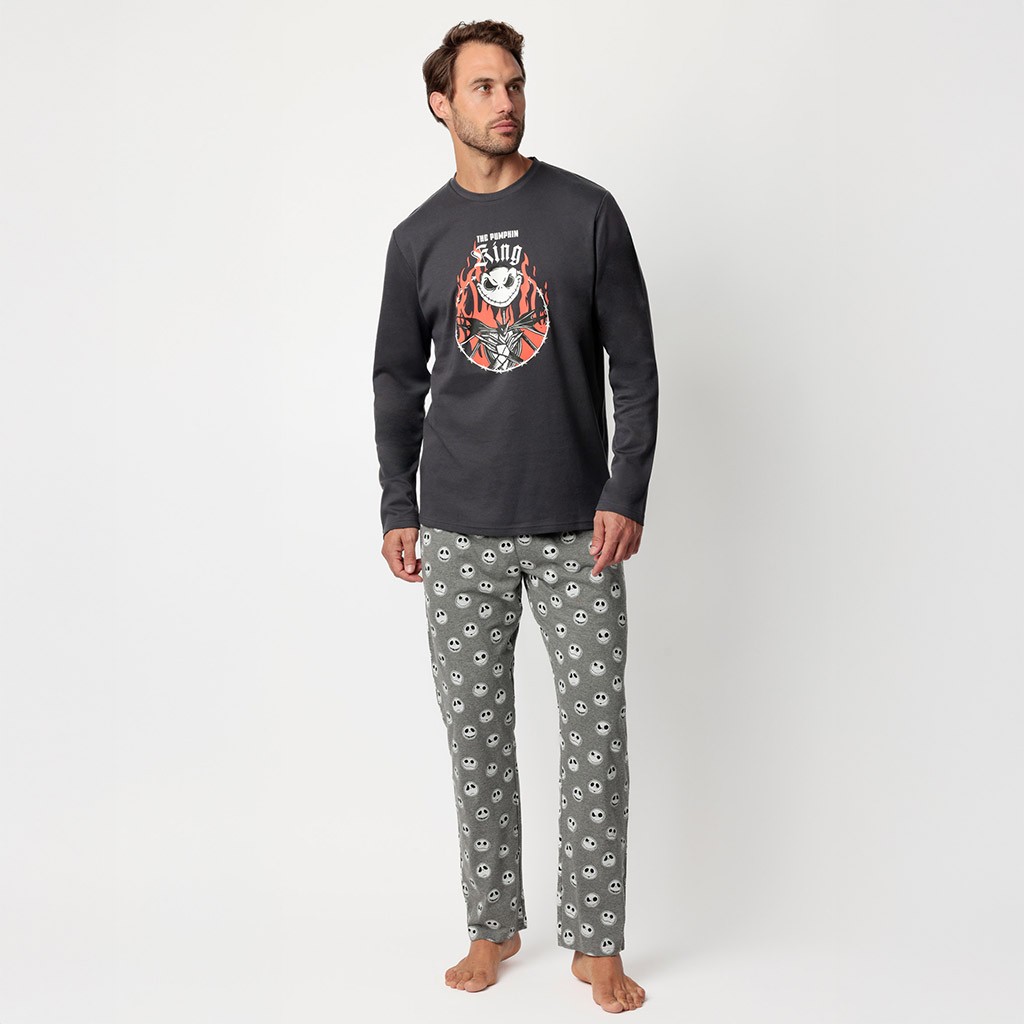 Pijama manga larga hombre The Pumphin King