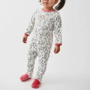 Pelele beb&eacute; tundosado estampado Unicornios