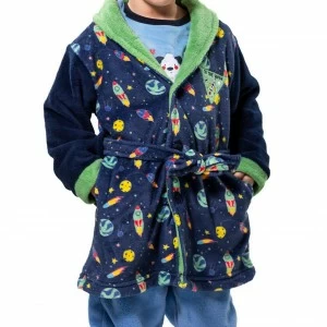 Bata corta ni&ntilde;o abotada y estampada