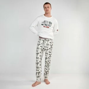 Pijama hombre manga larga dise&ntilde;o Tom & Jerry