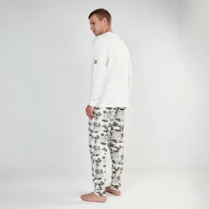Pijama hombre manga larga dise&ntilde;o Tom & Jerry