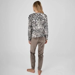 Pijama mujer suave tejido estampado
