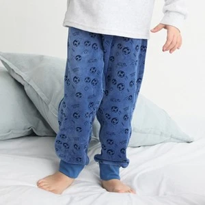 Pijama ni&ntilde;o aterciopelado f&uacute;tbol