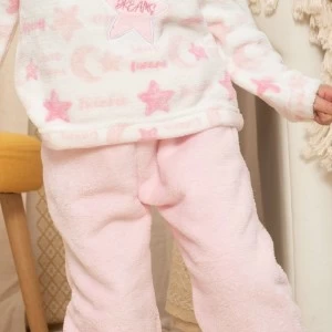 Pijama ni&ntilde;a coralina estrellas