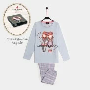 Pijama ni&ntilde;a largo The Duet 