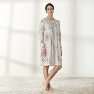 Camis&oacute;n estampado mujer cuello botones