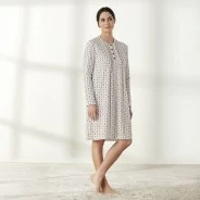 Camis&oacute;n estampado mujer cuello botones