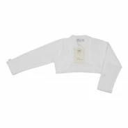Chaqueta ni&ntilde;a torera de punto para comuni&oacute;n