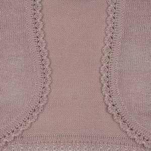 Chaqueta ni&ntilde;a torera de punto para comuni&oacute;n