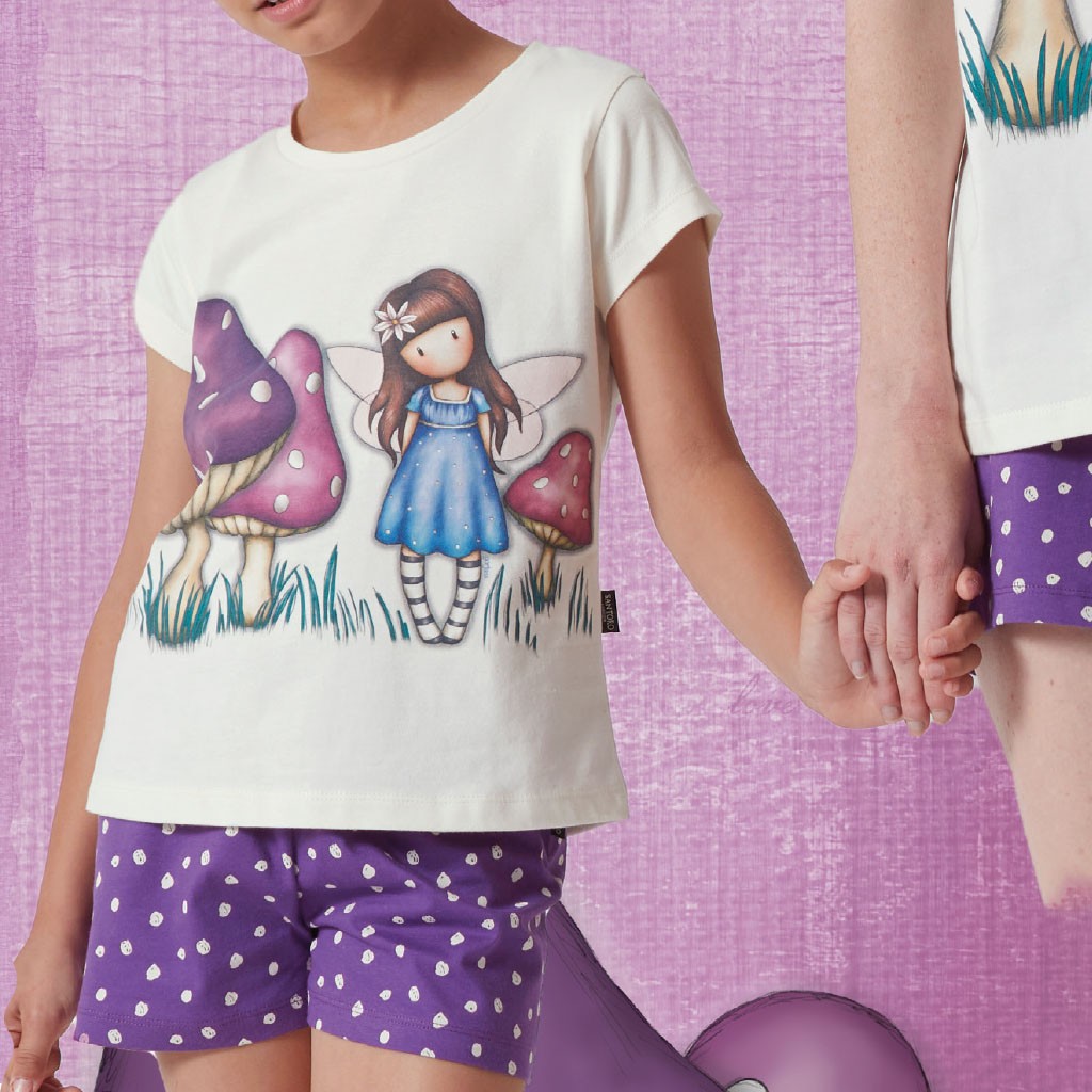 Pijama infantil purple Gosrjuss Santoro