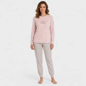 Pijama largo mujer atercipelado