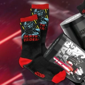 Calcet&iacute;n hombre pack 2 lata regalo Stars Wars