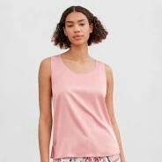 Camiseta pijama mujer tirantes raso
