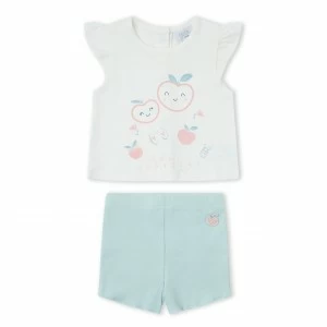 Conjunto beb&eacute; algod&oacute;n manga corta