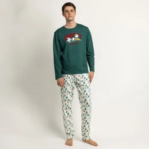 Pijama manga larga hombre dibujo Snoopy