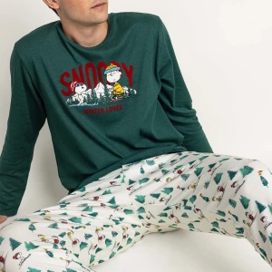 Pijama manga larga hombre dibujo Snoopy