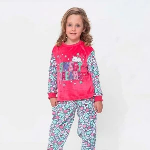 Pijama ni&ntilde;a manga larga Sweet Dreams