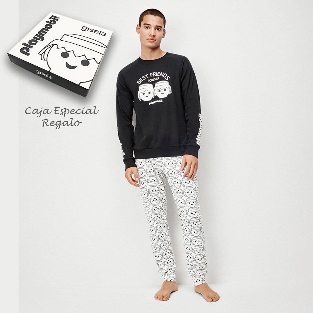 Pijama hombre manga larga Snoopy Gisela